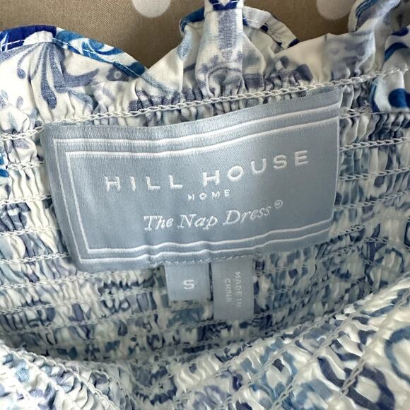 Hill House Ellie Nap Printed Midi Dress Blue Mosaic - Picture 5 of 5